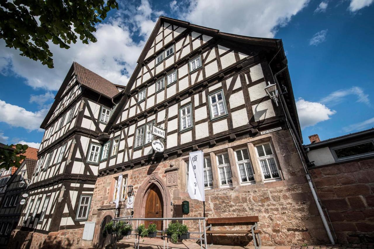 Hotel & Cafe Schachtenburg Schlitz Exterior foto