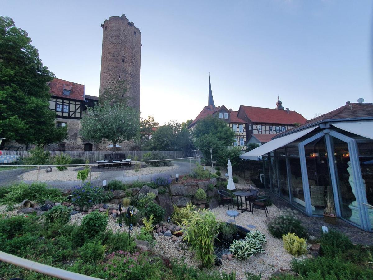 Hotel & Cafe Schachtenburg Schlitz Exterior foto