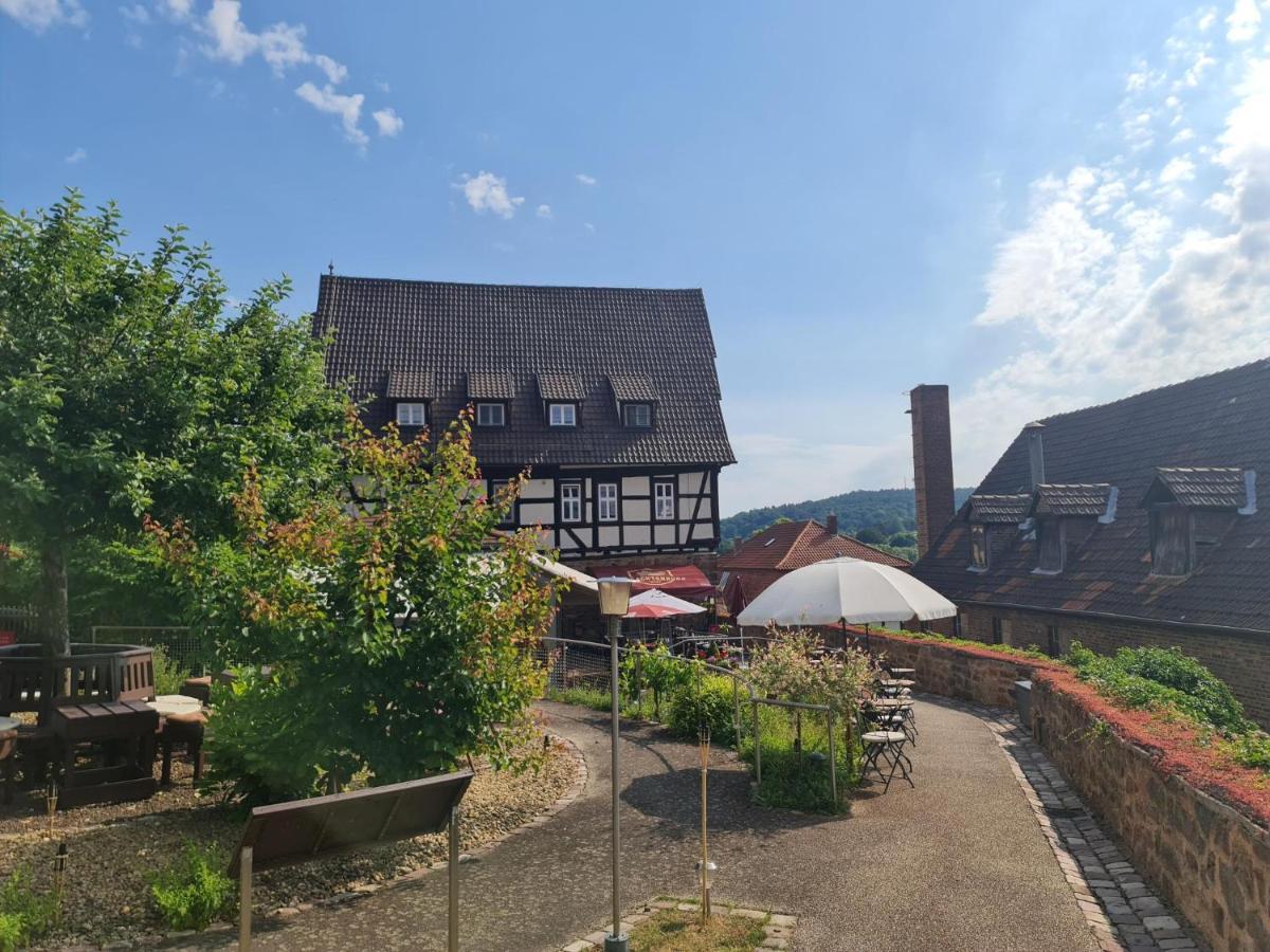 Hotel & Cafe Schachtenburg Schlitz Exterior foto