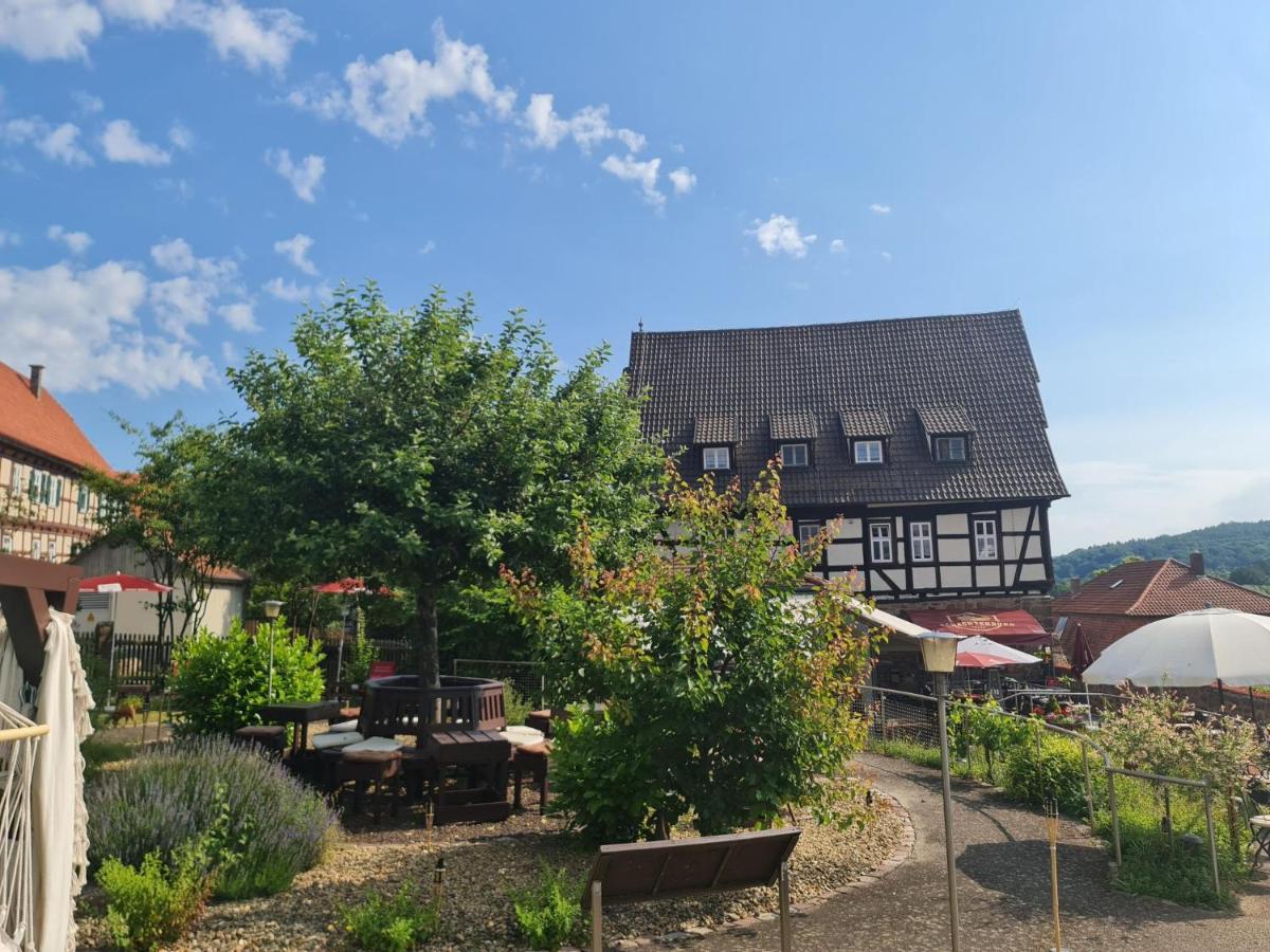 Hotel & Cafe Schachtenburg Schlitz Exterior foto